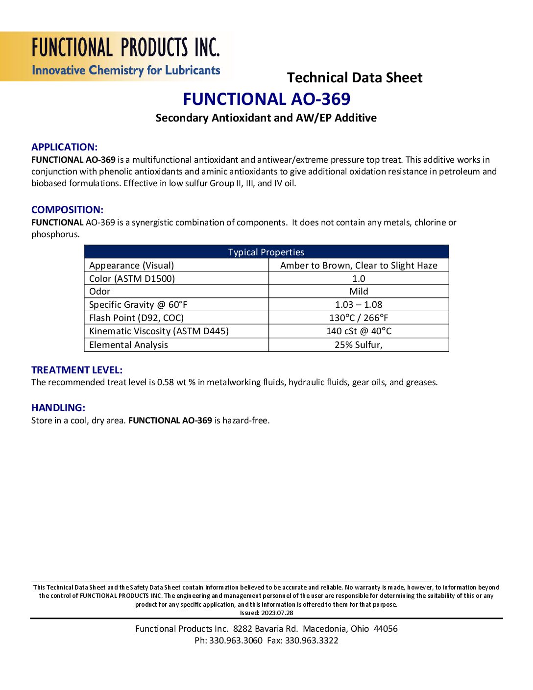 TDS AO-369 TDS AO 369