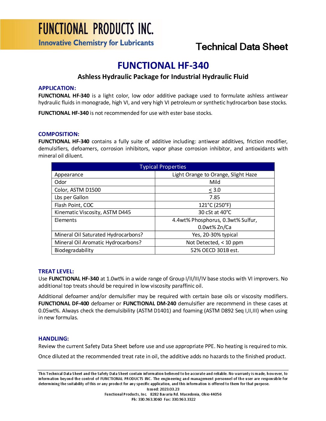 TDS HF-340 TDS HF 340