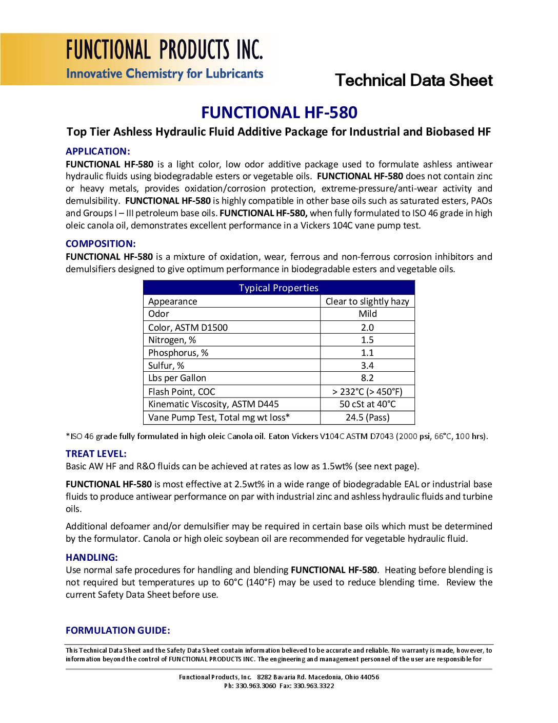 TDS HF-580 TDS HF 580