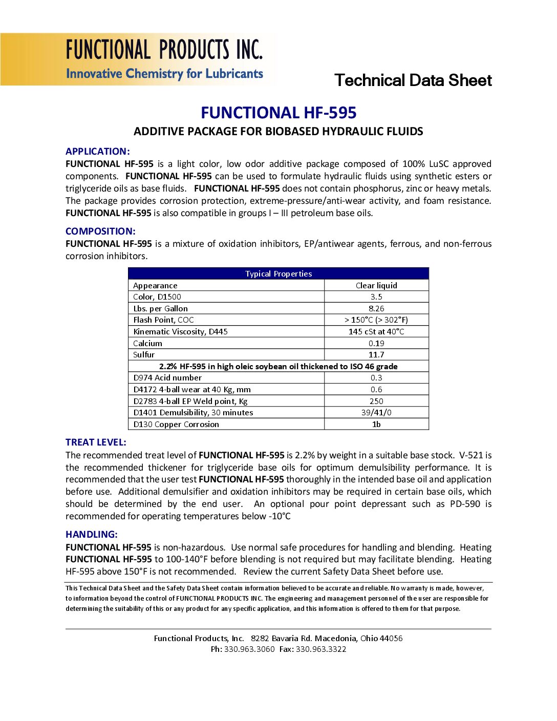 TDS HF-595 TDS HF 595