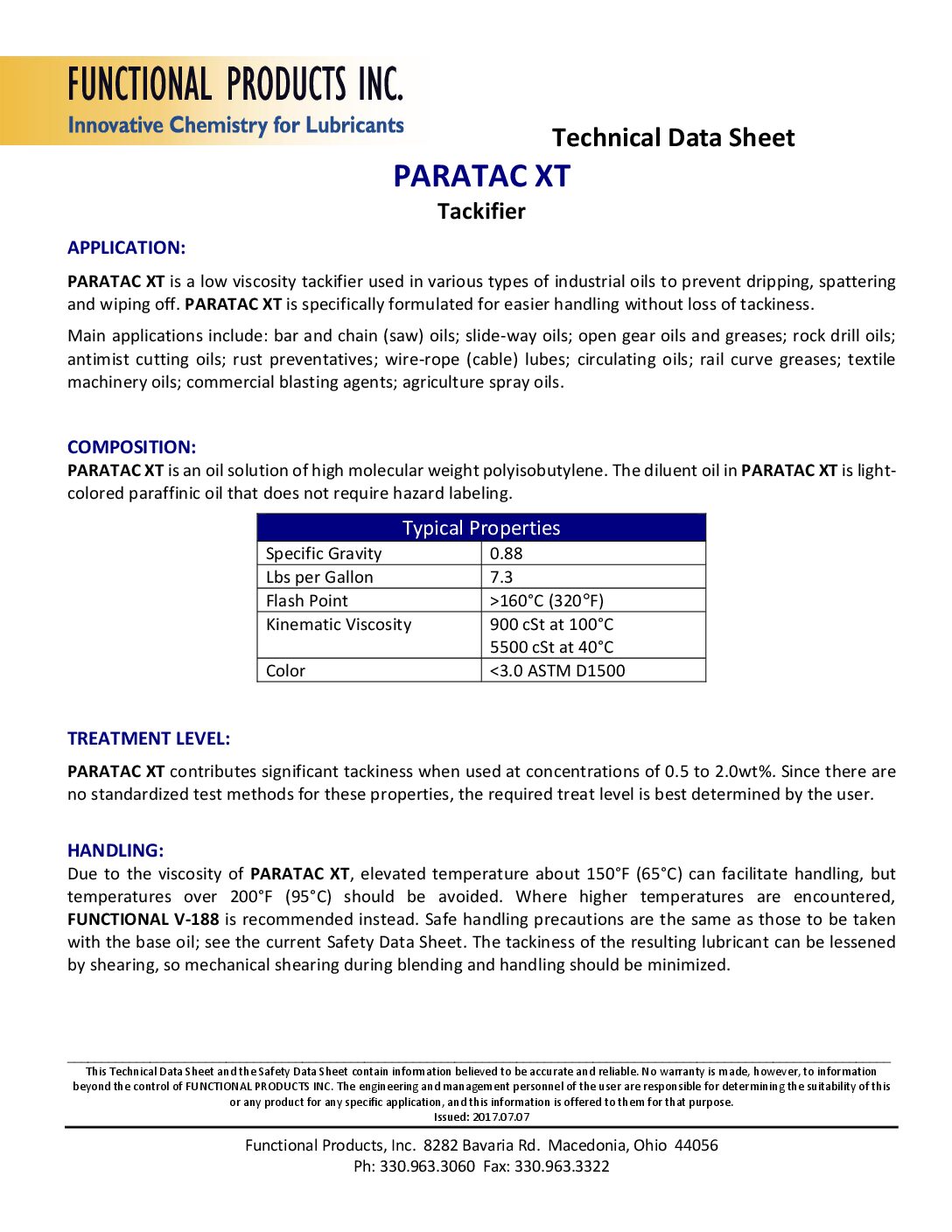 TDS Paratac XT TDS Paratac XT