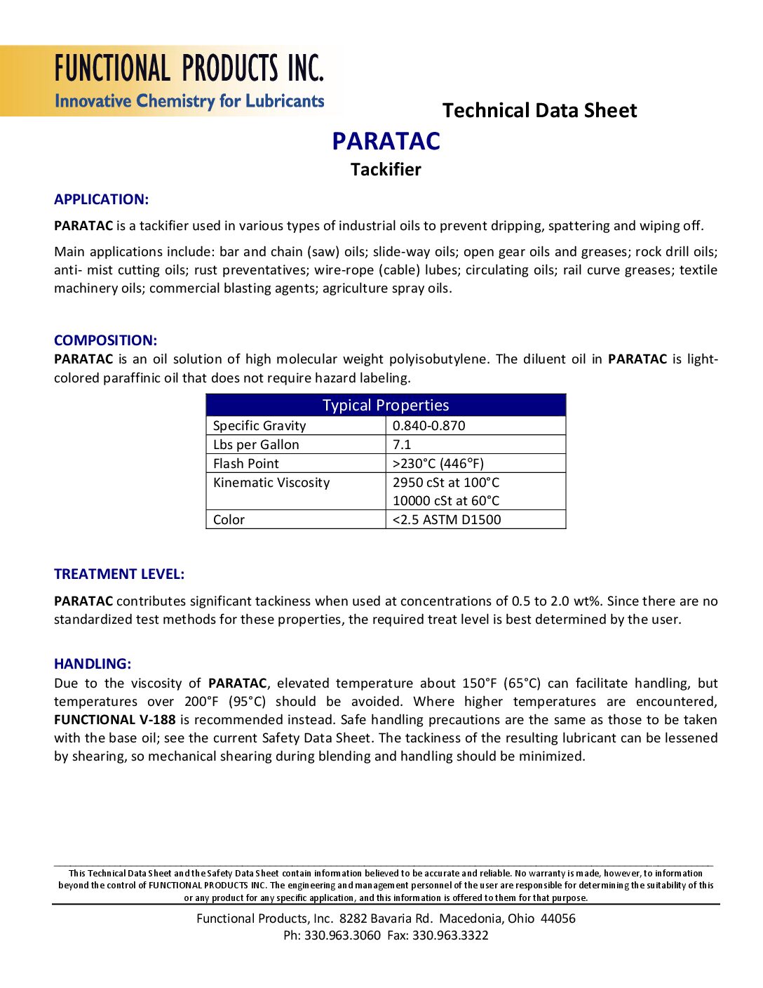 TDS Paratac TDS Paratac
