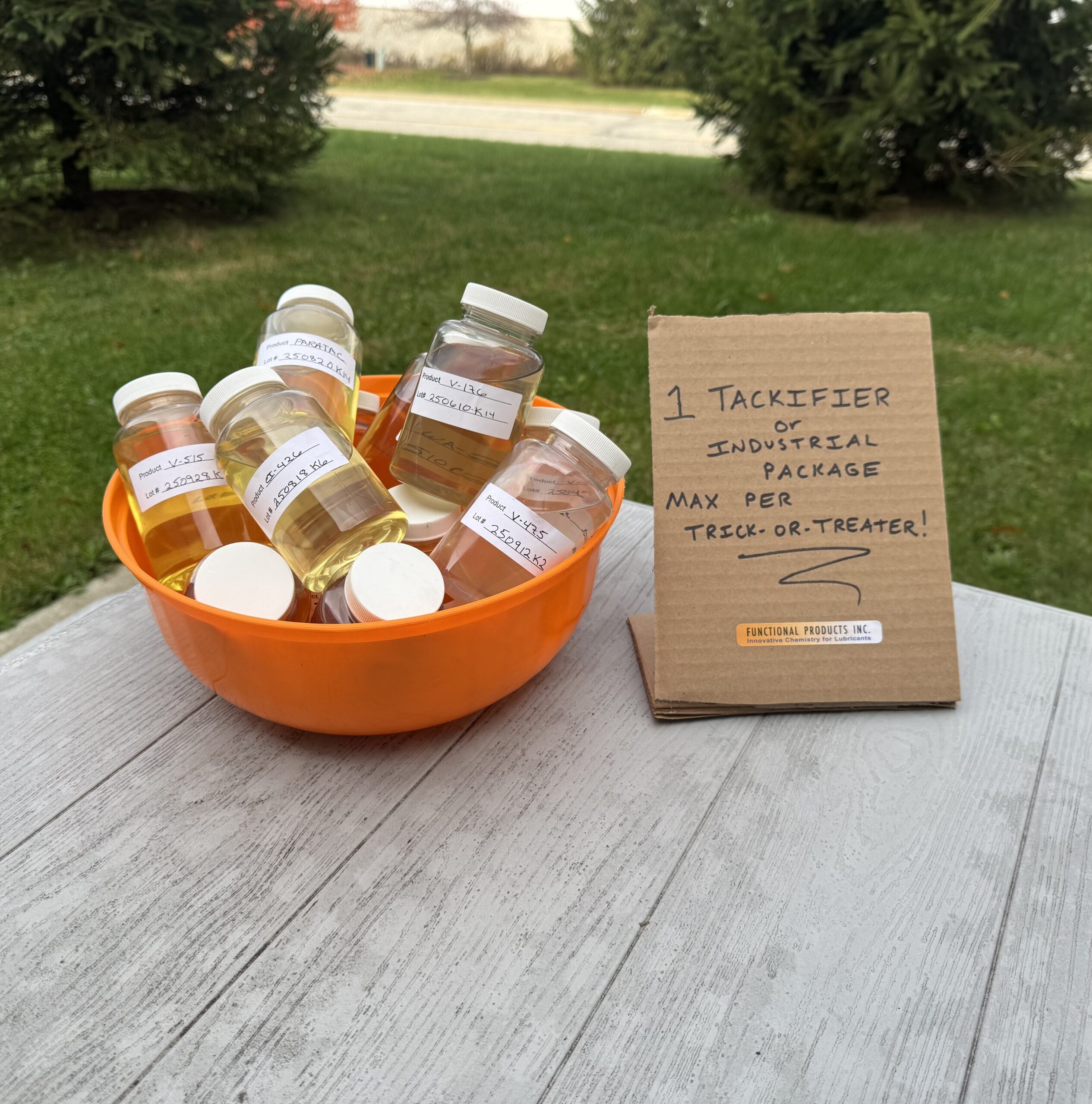 A joke post about industrial trick-or-treating for Halloween on our LinkedIn