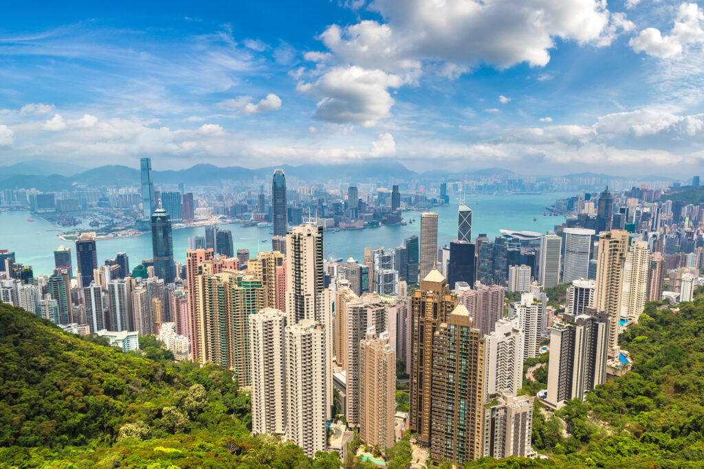 Victoria Harbour and Hong Kong skyline