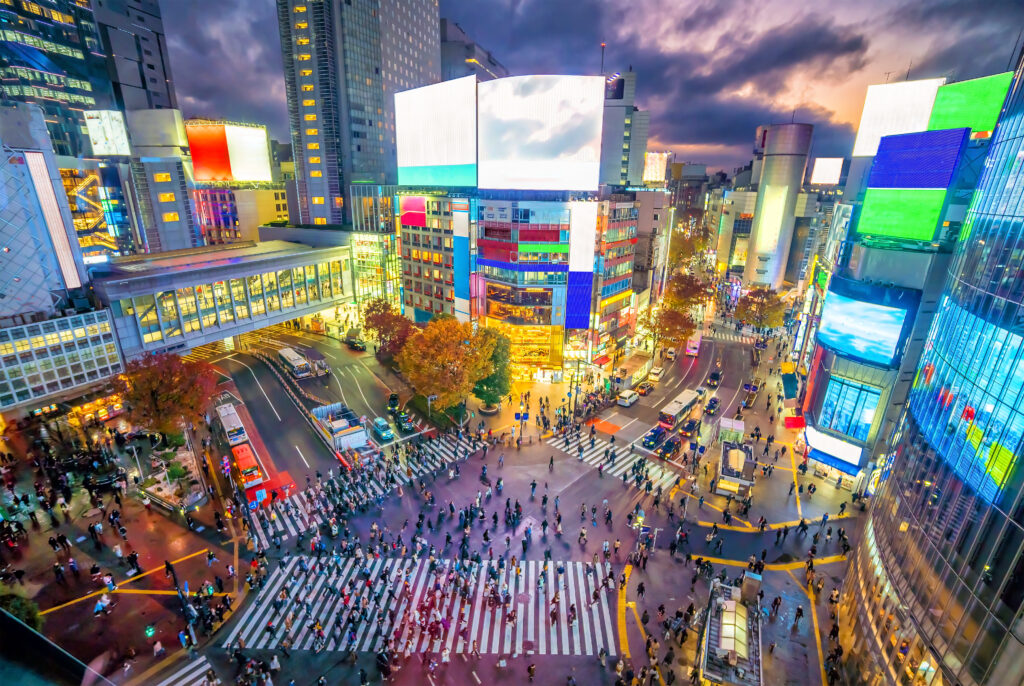 Shibuya Crossing, Tokyo, Japan